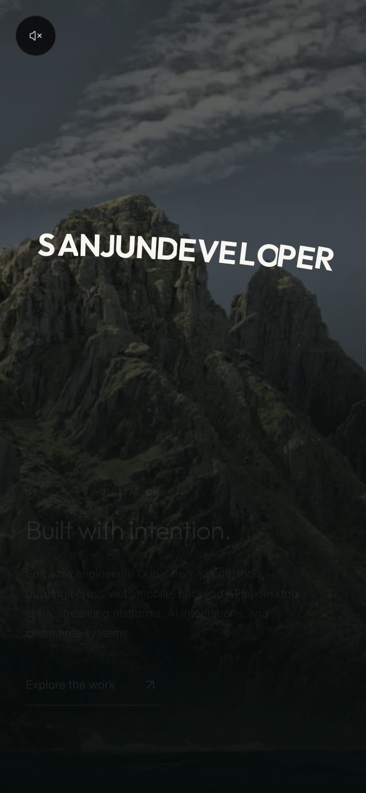 Sanjun Dev on mobile — screen 2