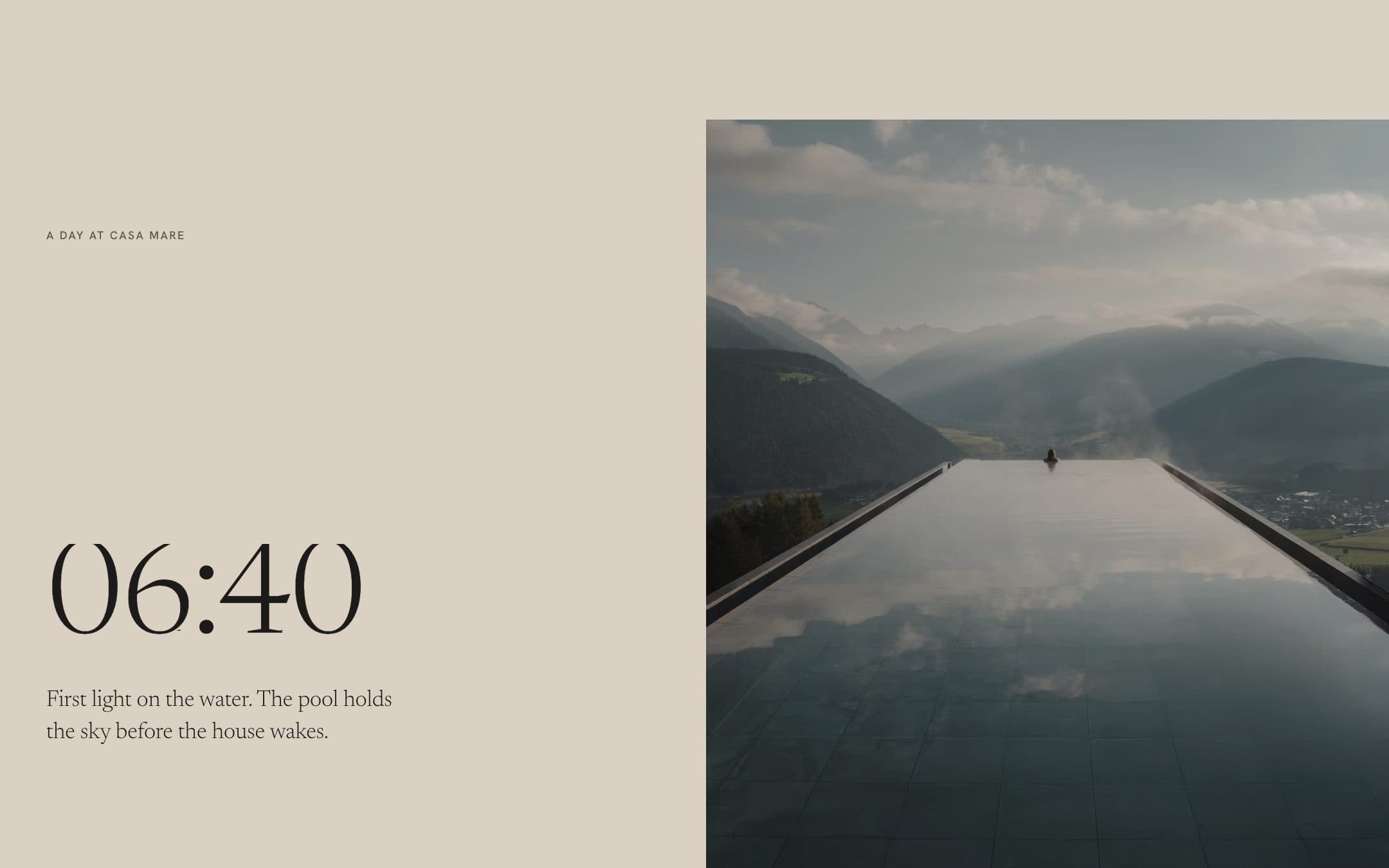 Velora Real Estate — A day at Casa Mare — 06:40